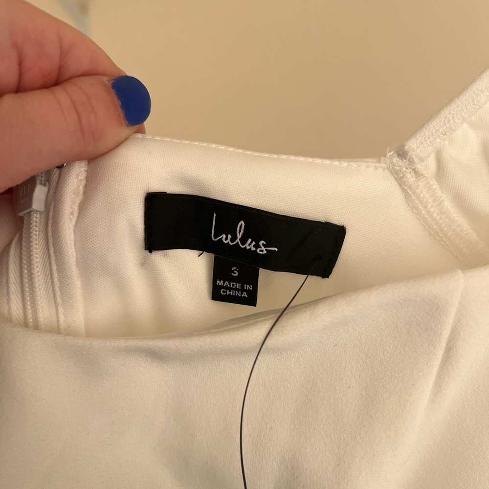 Lulu's White Romper - Picture 5 of 6